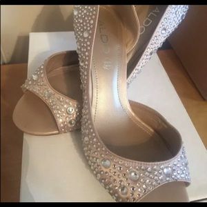 Aldo Jeweled Heels